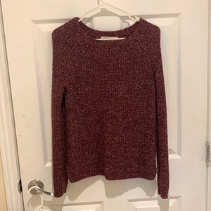Burgundy sweater